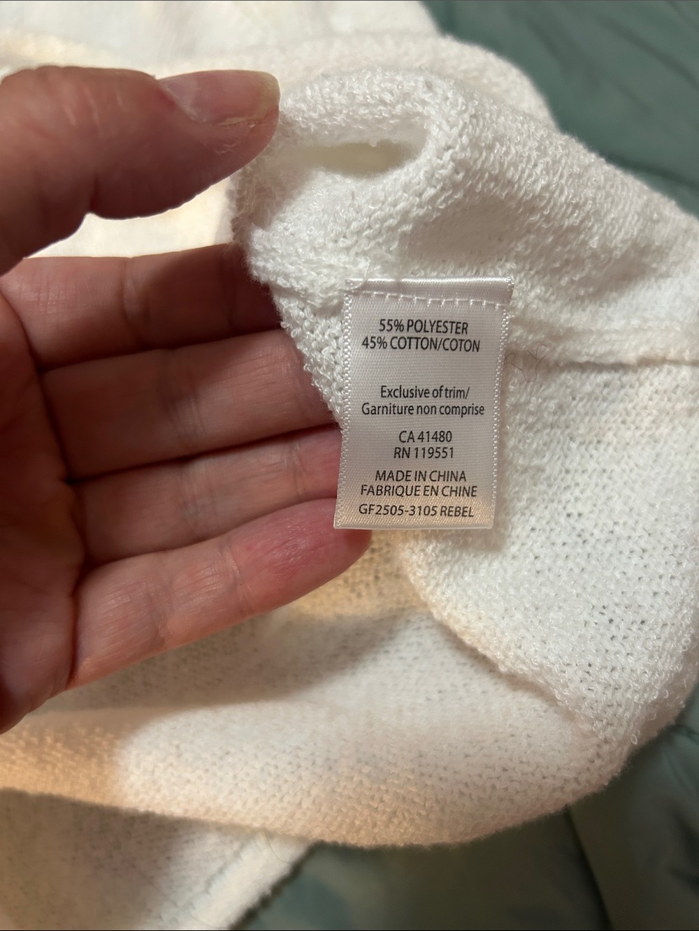 Gentle Fawn XS White V-Neck Tie Front Knit Tank - Picture 6 of 6